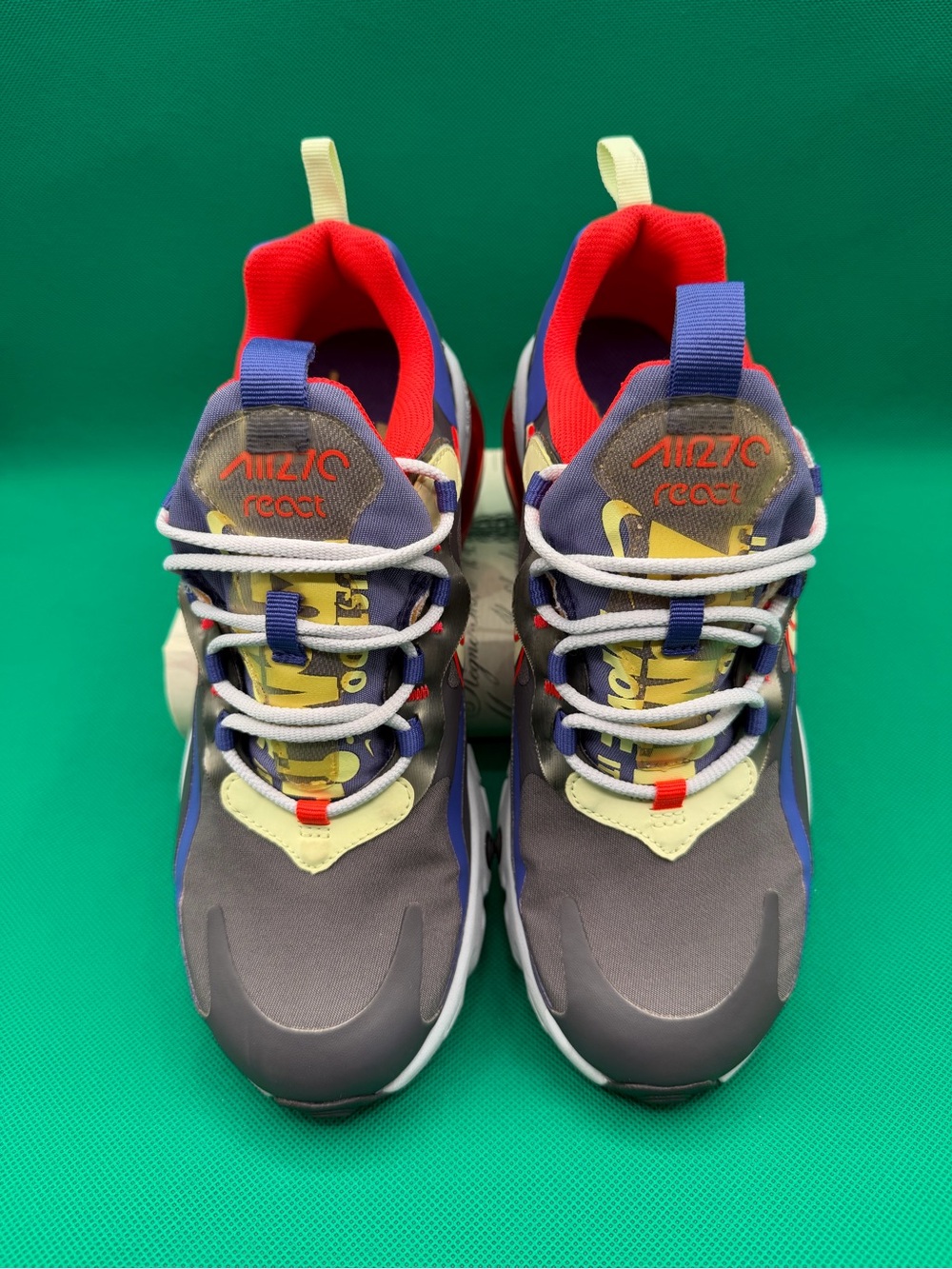 Nike Airmax React 270 Men’s sneakers CT 1630-001 size 6y SKU0185